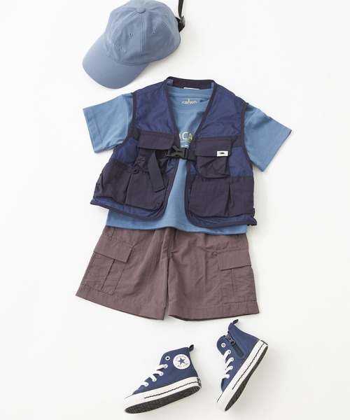 CIAOPANIC TYPY（チャオパニックティピー）の「【GRAND CANYON】【KIDS】マルチウェイカーゴパンツ（カーゴパンツ・キッズ・チャコールグレー/ピンク/グリーン・100/130）」の4枚目の写真