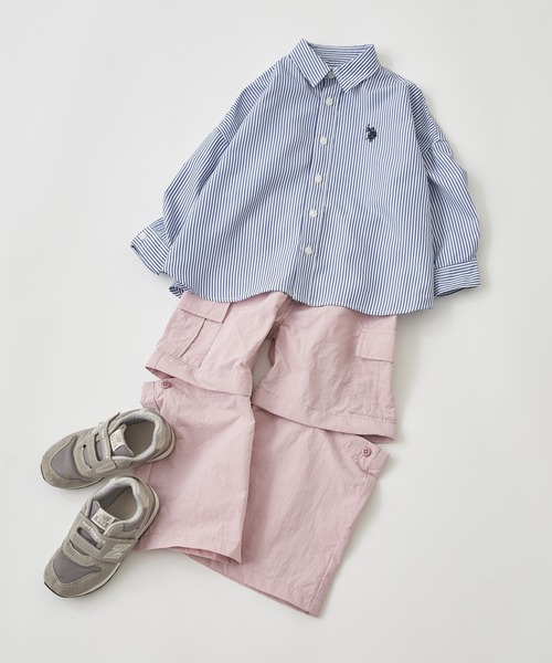 CIAOPANIC TYPY（チャオパニックティピー）の「【GRAND CANYON】【KIDS】マルチウェイカーゴパンツ（カーゴパンツ・キッズ・チャコールグレー/ピンク/グリーン・100/130）」の6枚目の写真