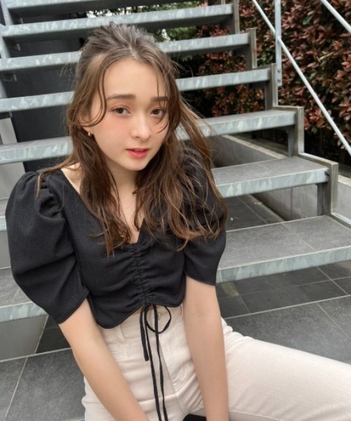 one after another NICE CLAUP（ワンアフターアナザーナイスクラップ）の「新色入荷/マルチウェイセットワンピース【WEB限定アイテム】（ワンピース・レディース・オフホワイト/ブラック系その他/ブラック/ピンク系その他/オレンジ系その他/サックスブルー系・FREE）」の18枚目の写真