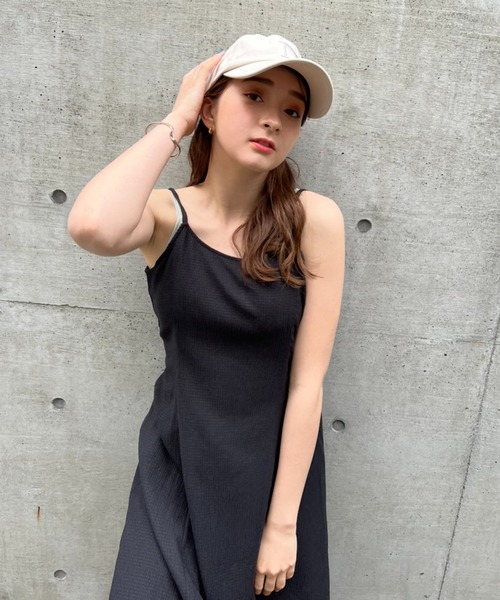 one after another NICE CLAUP（ワンアフターアナザーナイスクラップ）の「新色入荷/マルチウェイセットワンピース【WEB限定アイテム】（ワンピース・レディース・オフホワイト/ブラック系その他/ブラック/ピンク系その他/オレンジ系その他/サックスブルー系・FREE）」の15枚目の写真