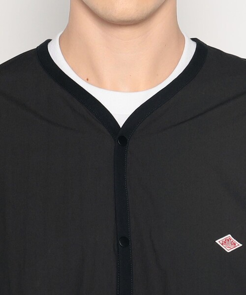 DANTON（ダントン）の「MEN'S BROAD CLOTH SHIRT CARDIGAN（ノーカラー