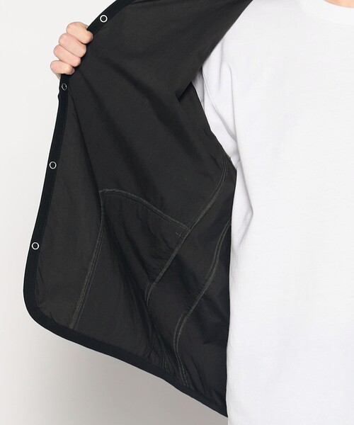 DANTON（ダントン）の「MEN'S BROAD CLOTH SHIRT CARDIGAN（ノーカラー