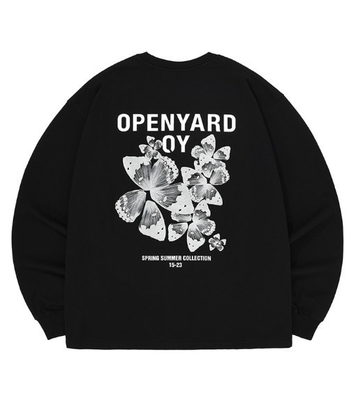 OY(オーワイ)の「『OY/オーワイ』BUTTERFLY LOGO LONG SLEEVE/蝶ロゴロングスリーブ(Tシャツ/カットソー・メンズ・ブラック/ホワイト・M/L)」の2枚目の写真