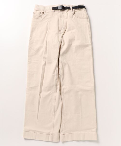 BEAVER(ビーバー)の「GRAMICCI/グラミチ DENIM FIVE POCKE WIDE PANTS デニムファイブポケットワイドパンツ GLP-21F007(デニムパンツ・レディース・ナチュラル・M)」の1枚目の写真