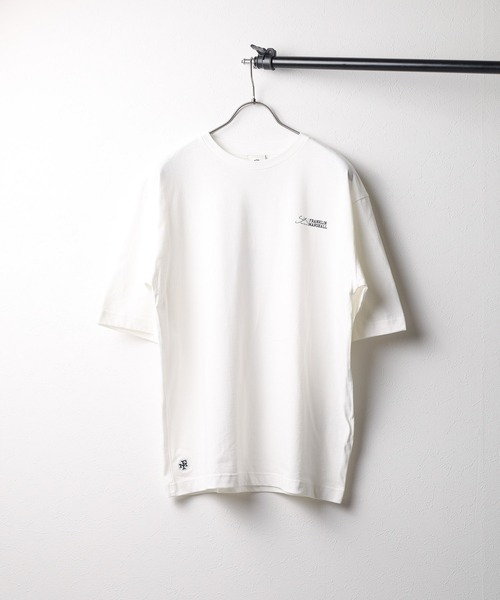 FRANKLIN & MARSHALL（フランクリンマーシャル）の「■SIXSENCERECORD×FRANKLIN & MARSHALL■BACKプリントS/S TEE（Tシャツ/カットソー・メンズ・ホワイト/ブラック・X-LARGE/MEDIUM/LARGE）」の4枚目の写真