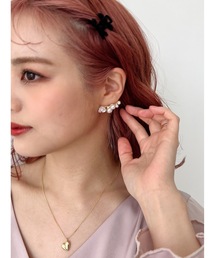 パールフラワーピアス