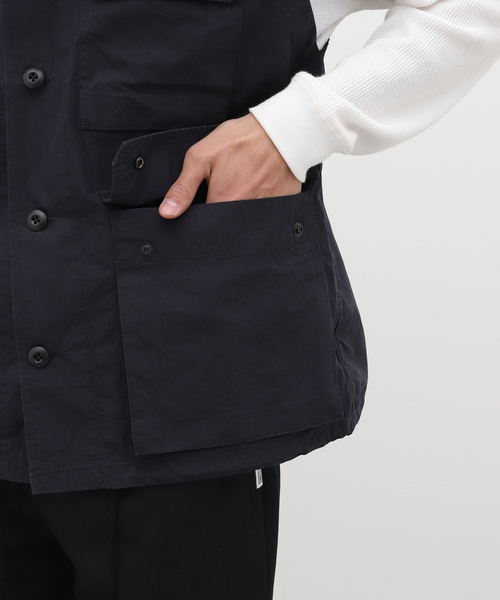 JOURNAL STANDARD relume（ジャーナルスタンダード　レリューム）の「CALIFORNIA ファティーグベスト（ミリタリージャケット・メンズ・ダークグリーン/ブラック・MEDIUM/LARGE）」の11枚目の写真