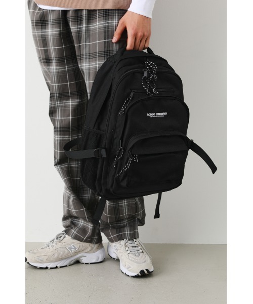RODEO CROWNS WIDE BOWL(ロデオクラウンズワイドボウル)の「Multifunctional BACK PACK(バックパック/リュック・メンズ・カーキ/ブラック・FREE)」の6枚目の写真
