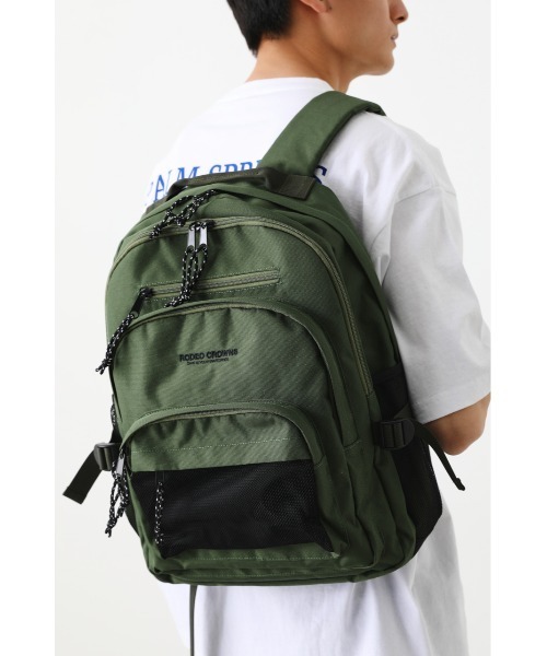 RODEO CROWNS WIDE BOWL(ロデオクラウンズワイドボウル)の「Multifunctional BACK PACK(バックパック/リュック・メンズ・カーキ/ブラック・FREE)」の14枚目の写真