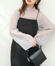 natural couture | 袖フレアスリットブラウス(シャツ/ブラウス)