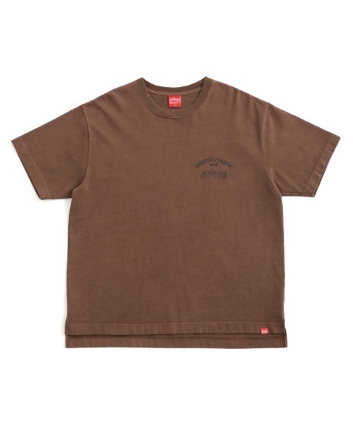 Manhattan Portage（マンハッタンポーテージ）の「S/S Print T-Shirt（Tシャツ/カットソー・メンズ・アイボリー/チャコール/ブラウン・LARGE/MEDIUM）」の3枚目の写真