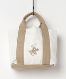 BEVERLY HILLS POLO CLUB/ビバリーヒルズポロクラブ 16ozキャンバスロゴ入りミニトート