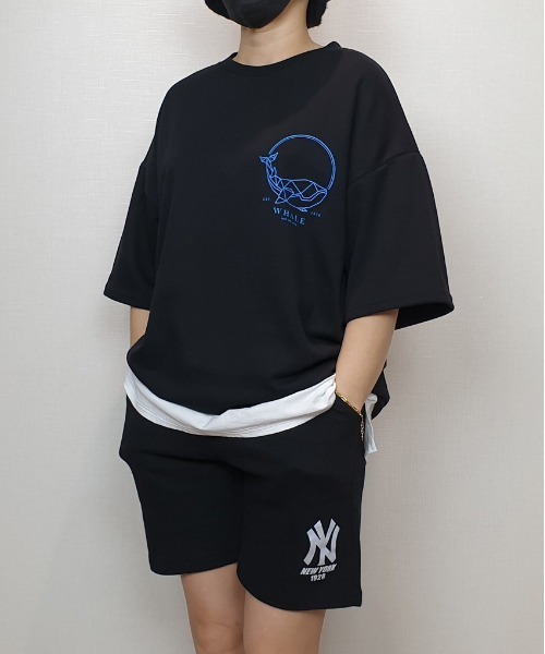 セール】韓国 ファッション ストリート ブランド RING WHALE TEE