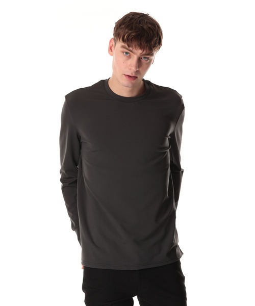 ATTACHMENT(アタッチメント)の「ポリエステル ストレッチ スムース ロングスリーブティー / PE STRETCH SMOOTH L/S TEE(Tシャツ/カットソー・メンズ・ブラック/グレー/ホワイト・1/2/3)」の9枚目の写真