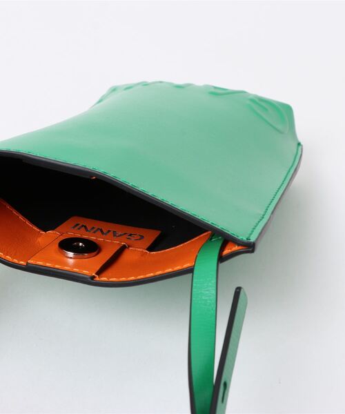 GANNI(ガニー)の「【GANNI(ガニー)】 S CROSSBODY / ショルダーバッグ(ショルダーバッグ・レディース・オレンジ/グリーン/ブラック・2)」の16枚目の写真