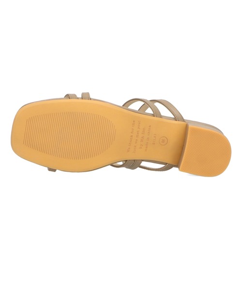 ORiental TRaffic(オリエンタルトラフィック)の「■ナローストラップミュールサンダル/31248(サンダル・レディース・ベージュ/ブラック/ブルー/イエロー・SS/S/M/L/LL/3L)」の9枚目の写真
