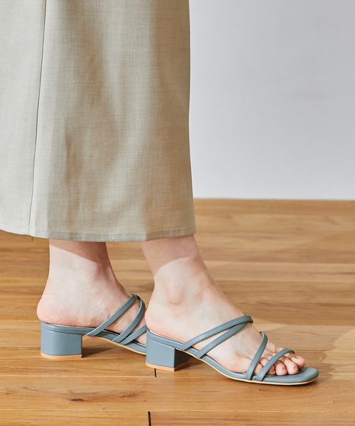 ORiental TRaffic(オリエンタルトラフィック)の「■ナローストラップミュールサンダル/31248(サンダル・レディース・ベージュ/ブラック/ブルー/イエロー・SS/S/M/L/LL/3L)」の18枚目の写真