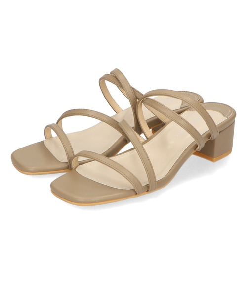 ORiental TRaffic(オリエンタルトラフィック)の「■ナローストラップミュールサンダル/31248(サンダル・レディース・ベージュ/ブラック/ブルー/イエロー・SS/S/M/L/LL/3L)」の12枚目の写真