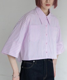 VACANCY | バックオープンハーフスリーブシャツ(シャツ/ブラウス)