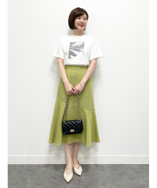 Reflect(リフレクト)の「【WORLD for the World/洗える】モノクロフォトプリントTシャツ(Tシャツ/カットソー・レディース・アイボリー・09)」の3枚目の写真