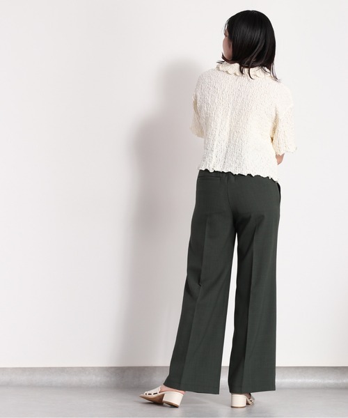 cepo（セポ）の「フクレジャガードエリツキカーディガン（カーディガン/ボレロ・レディース・オフホワイト/ブラック/ブルー・FREE）」の21枚目の写真