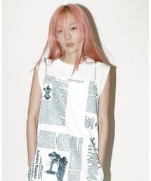 ISTKUNST（イストクンスト）の「A'GEM/9 × .kom『ISTKUNST/イストクンスト』SLIP LONG DRESS/スリップロングドレス（ワンピース）」