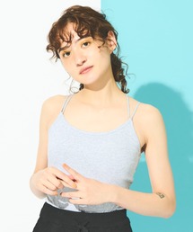 カップ付きバッククロスキャミソール