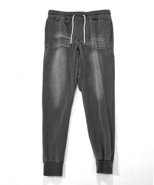 SOMEDIFF（サムディフ）の「【SOMEDIFF】カットデニムジョガーパンツ メンズ スウェットスキニー イージーパンツ ジャージ素材 スリム ジーンズ 春服 冬服（デニムパンツ・メンズ・インディゴブルー/ブラック/ブルー/ダークブラック/グレー・M/L/XL/XXL）」の18枚目の写真