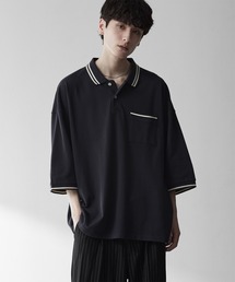 RUUBON（ルーボン）の「【RUUBON】moss stitch polo shirt / モスステッチ ポロシャツ（ポロシャツ）」