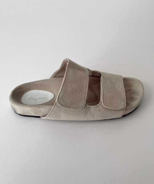 CANAL JEAN(キャナルジーン)の「from Lagoon(フロムラグーン) スウェードダブルベルトサンダル(サンダル・レディース・サンドグレー/ブラウン・37/38/39)」の11枚目の写真