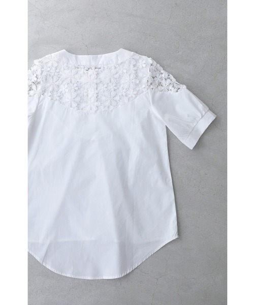 cawaii(カワイイ)の「360度囲む白花レースのブラウストップス(シャツ/ブラウス・レディース・ホワイト・FREE)」の15枚目の写真