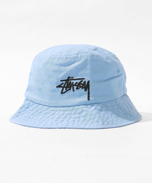 STUSSY（ステューシー）の「STUSSY/ステューシー BIG STOCK BUCKET HAT バケットハット（ハット・メンズ・ブラック/バーガンディー/ブルー/ホワイト・L/XL/S/M）」の4枚目の写真