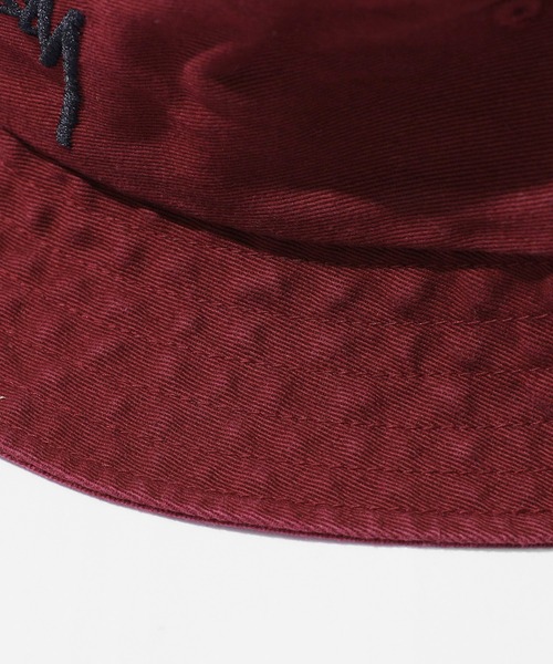 STUSSY（ステューシー）の「STUSSY/ステューシー BIG STOCK BUCKET HAT バケットハット（ハット・メンズ・ブラック/バーガンディー/ブルー/ホワイト・L/XL/S/M）」の7枚目の写真