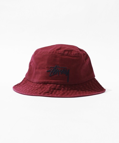 STUSSY（ステューシー）の「STUSSY/ステューシー BIG STOCK BUCKET HAT バケットハット（ハット・メンズ・ブラック/バーガンディー/ブルー/ホワイト・L/XL/S/M）」の18枚目の写真