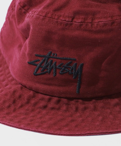 STUSSY（ステューシー）の「STUSSY/ステューシー BIG STOCK BUCKET HAT バケットハット（ハット・メンズ・ブラック/バーガンディー/ブルー/ホワイト・L/XL/S/M）」の19枚目の写真