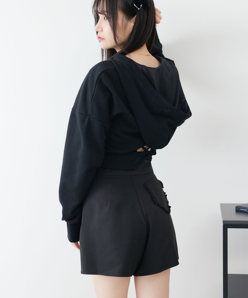 DearMyLoveMillor(ディアマイラブミラー)の「パッチワークショートパンツ(その他パンツ・レディース・ブラック/ベージュ・SMALL/MEDIUM/LARGE/X-LARGE/XX-LARGE)」の10枚目の写真