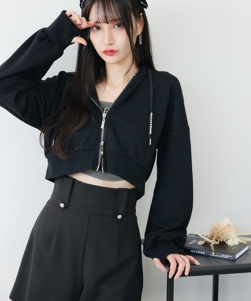DearMyLoveMillor(ディアマイラブミラー)の「パッチワークショートパンツ(その他パンツ・レディース・ブラック/ベージュ・SMALL/MEDIUM/LARGE/X-LARGE/XX-LARGE)」の11枚目の写真