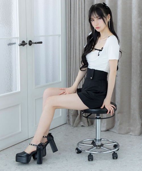 DearMyLoveMillor(ディアマイラブミラー)の「パッチワークショートパンツ(その他パンツ・レディース・ブラック/ベージュ・SMALL/MEDIUM/LARGE/X-LARGE/XX-LARGE)」の19枚目の写真