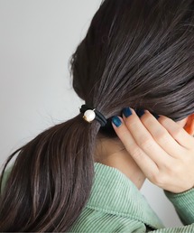 rapiecage | メタルカバーパールヘアゴム(その他ヘアアクセサリー)