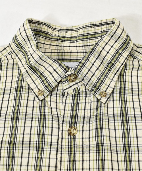 Carhartt(カーハート)の「【ヴィンテージ古着】Carhartt / カーハート チェック柄 ボタンダウンシャツ(シャツ/ブラウス・メンズ・ベージュ・LARGE)」の3枚目の写真