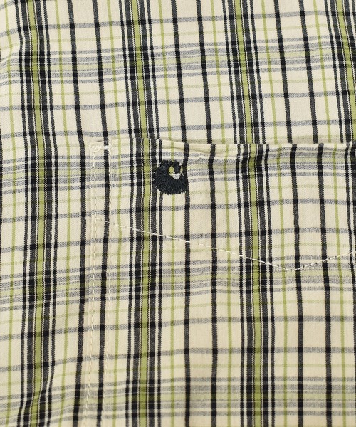 Carhartt(カーハート)の「【ヴィンテージ古着】Carhartt / カーハート チェック柄 ボタンダウンシャツ(シャツ/ブラウス・メンズ・ベージュ・LARGE)」の2枚目の写真