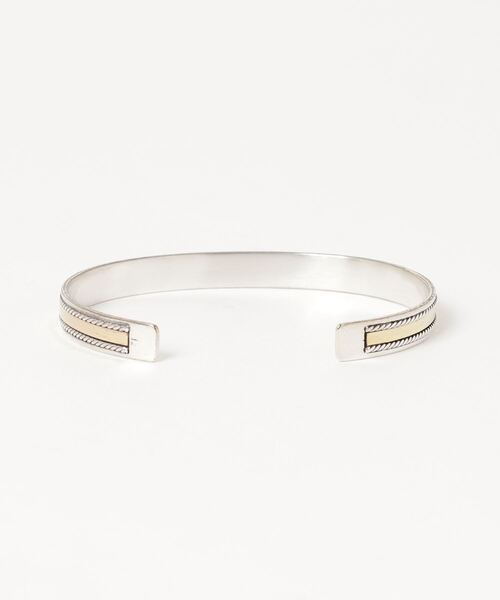 hobo（ホーボー）の「【hobo / ホーボー】ROPE BRACELET 925 SILVER with BRASS（ブレスレット・メンズ・シルバー・FREE）」の2枚目の写真