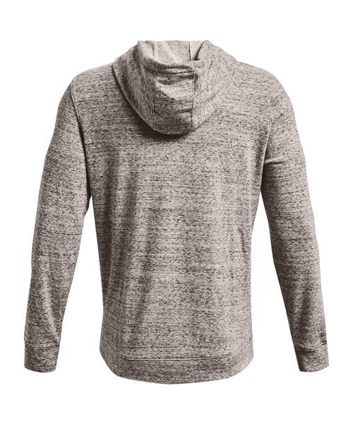 UNDER ARMOUR(アンダーアーマー)の「UAライバルテリー フルジップ フーディー(ライフスタイル/メンズ)(スウェット・メンズ・ホワイト・L/XL/XXL/S/M)」の5枚目の写真