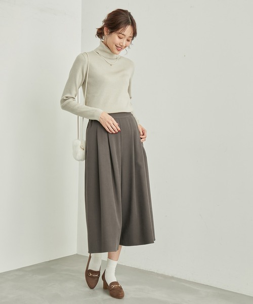 ROPE' PICNIC(ロペピクニック)の「アンチピリング/リブタートルニットプルオーバー(ニット/セーター・レディース・グレー系その他/ホワイト系その他7/レッド/ブラック/ホワイト系その他5/ブルー系その他6/ブルー系その他4/チャコールグレー/ベージュ・38)」の12枚目の写真