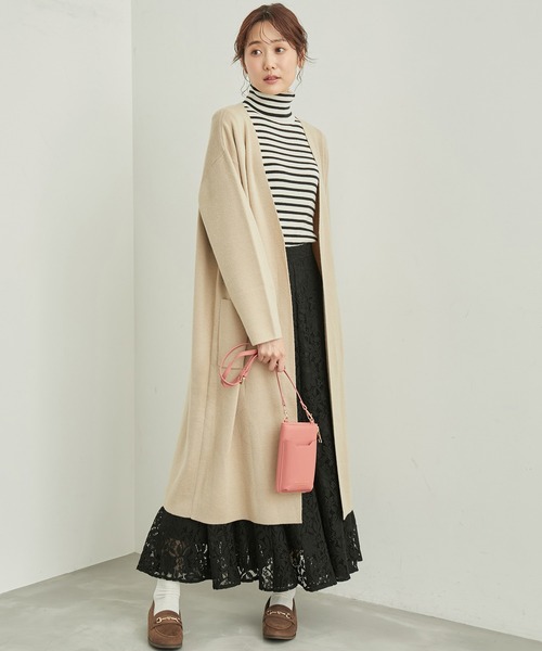 ROPE' PICNIC(ロペピクニック)の「アンチピリング/リブタートルニットプルオーバー(ニット/セーター・レディース・グレー系その他/ホワイト系その他7/レッド/ブラック/ホワイト系その他5/ブルー系その他6/ブルー系その他4/チャコールグレー/ベージュ・38)」の14枚目の写真