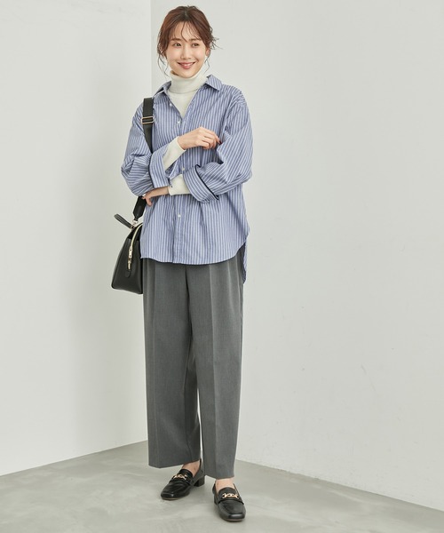 ROPE' PICNIC(ロペピクニック)の「アンチピリング/リブタートルニットプルオーバー(ニット/セーター・レディース・グレー系その他/ホワイト系その他7/レッド/ブラック/ホワイト系その他5/ブルー系その他6/ブルー系その他4/チャコールグレー/ベージュ・38)」の17枚目の写真