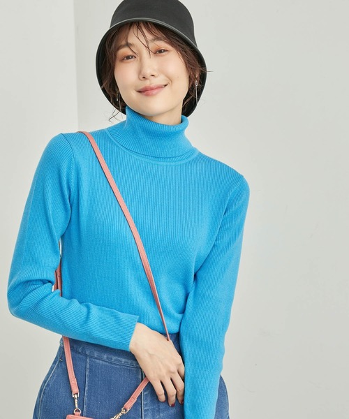 ROPE' PICNIC(ロペピクニック)の「アンチピリング/リブタートルニットプルオーバー(ニット/セーター・レディース・グレー系その他/ホワイト系その他7/レッド/ブラック/ホワイト系その他5/ブルー系その他6/ブルー系その他4/チャコールグレー/ベージュ・38)」の22枚目の写真