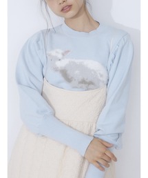 merry jenny | こひつじジャカードニットtops(ニット/セーター)