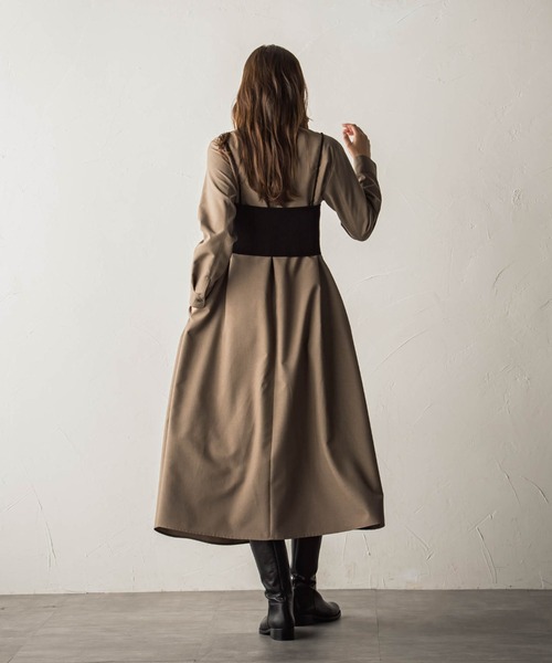 MAYSON GREY（メイソングレイ）の「アシメプリーツドッキングシャツ