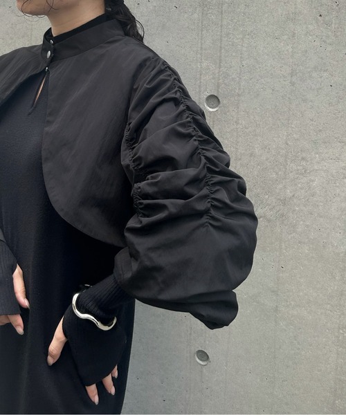 &g'aime（アンジェム）の「【&g’aime】ミリタリーモッズコート(3way) MILITARY MODS COAT(3WAY)（モッズコート・レディース・ブラック/ベージュ・FREE）」の17枚目の写真